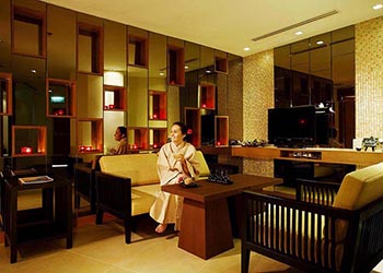 spa relaxing area