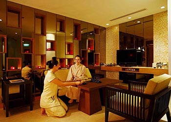 spa relaxing area