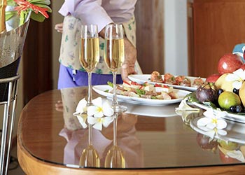 In-villa dining
