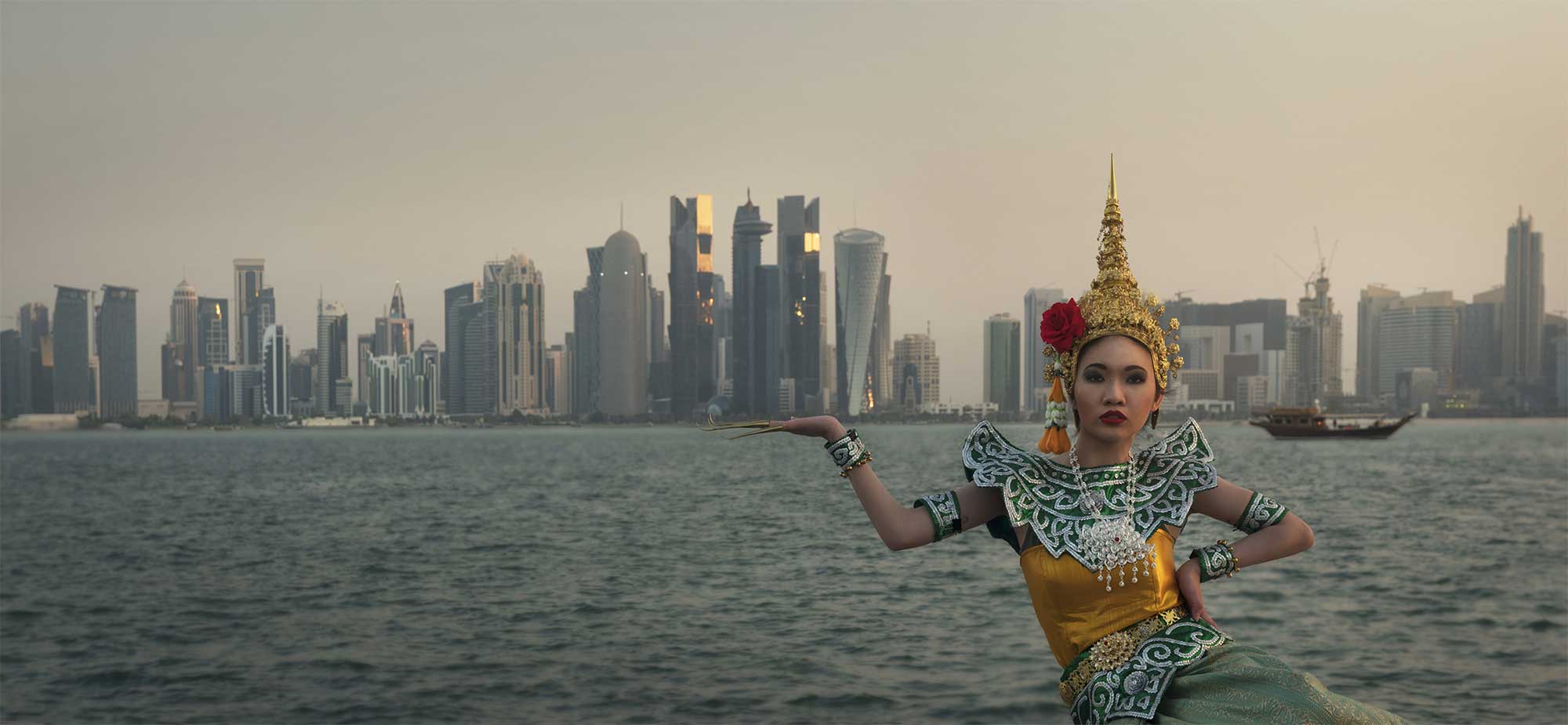 Doha West bay Skyline