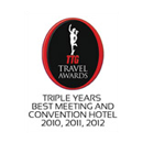 Triple years best meeting and convention hotel 2010, 2011, 2012