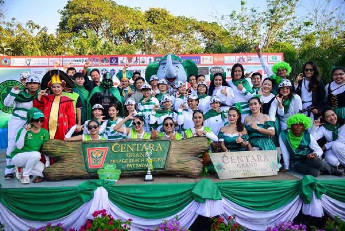 Centara Grand Mirage Beach Resort won the parade of St. Patrick’s Day 2018