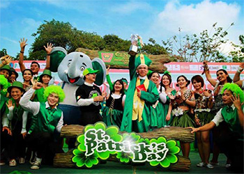 Centara Grand Mirage Beach Resort won the 7th St.Patrick Day Pattaya Parade 2017