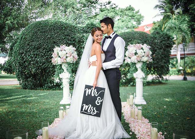 Wedding in the gardens