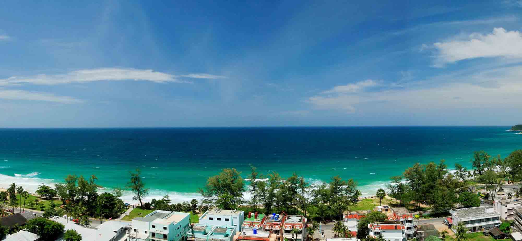 anorama from the property top floor 